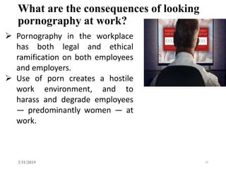 employee porn|The consequences of looking at pornography at work